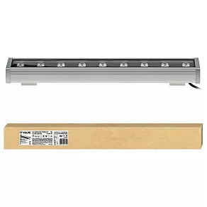 Накладной светильник Uniel ULF-Q552 ULF-Q552 9W/WW IP65 SILVER картон