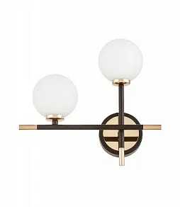 Бра LUMINA DECO Marsiada LDW 6033N-2 BK+FGD