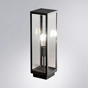 Наземный низкий светильник Arte Lamp Belfast A4569FN-1BK