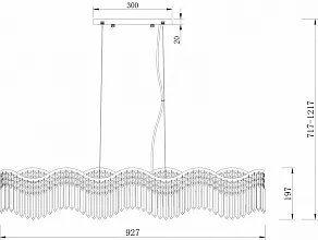 Подвесная люстра Maytoni Gracia DIA201PL-06G1