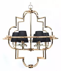 Подвесная люстра LUMINA DECO Baltimore LDP 8020-6 GD+BK