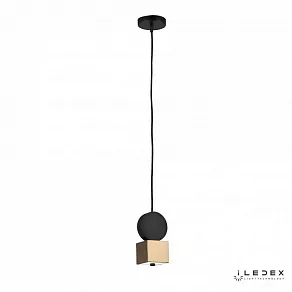Подвесной светильник iLedex Play P818/1-6W-3000K-D80 MBK-BRZ