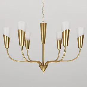 Подвесная люстра Eurosvet Rhyton 60167/6 латунь