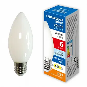 Лампа светодиодная Volpe  E27 6Вт 4000K UL-00008321