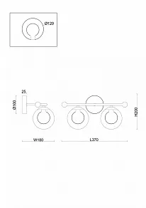 Бра Freya Lumos FR5262WL-02BS