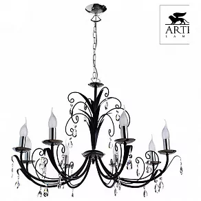 Подвесная люстра Arte Lamp Romana A1742LM-8BK