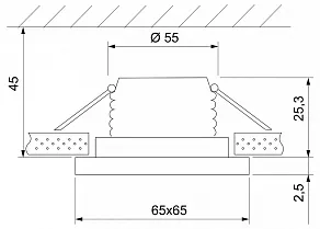 Встраиваемый светильник Elektrostandard 15273/LED 15273/LED
