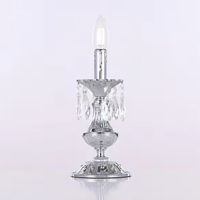 Настольная лампа декоративная Bohemia Ivele Crystal AL77 AL77200L/1-25 Ni