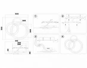 Потолочная люстра Ambrella Light FA FA8515