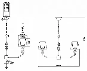Подвесная люстра EVOLUCE Balnea SLE1116-103-05
