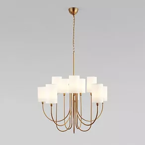 Подвесная люстра Eurosvet Abbey 60164/10 латунь