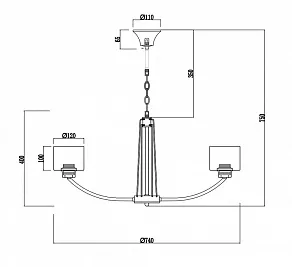 Подвесная люстра Freya Teodora FR5003PL-08B