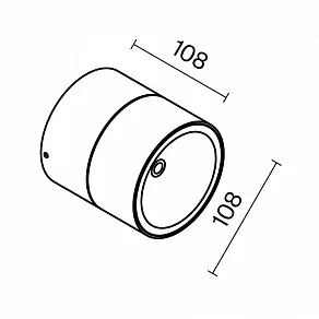 Накладной светильник Maytoni Spin O310CL-L12GF3K