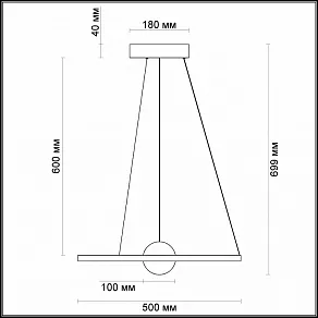 Подвесной светильник Odeon Light Lond 4031/21L