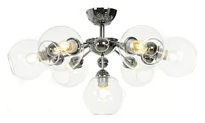 Люстра на штанге LUMINA DECO Devoli LDC 8040-7 CHR+PR