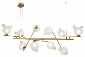 Подвесная люстра Freya Flaty FR5374PL-10BS