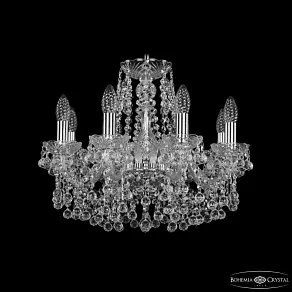Подвесная люстра Bohemia Ivele Crystal 1409 1409/8/160 Ni