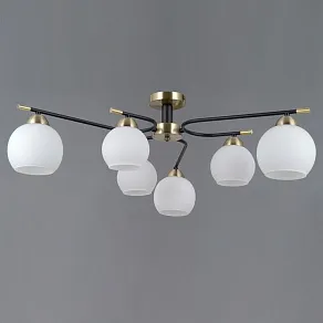 Потолочная люстра ILLUMICO LIBRA IL0638-6CSQ-24 AB BK LIBRA