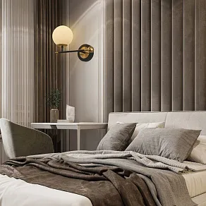 Бра Arte Milano Neapolis-72708 272808/1B BK/GD