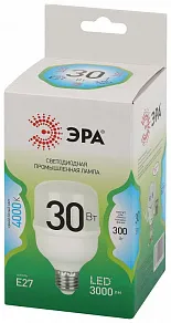 Лампа светодиодная Эра Green Line E27 30Вт 4000K LED POWER T70-30W-840-E27 GL