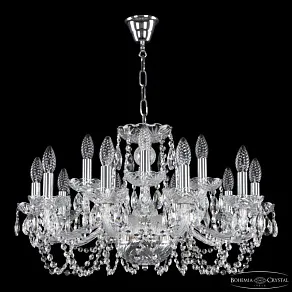 Подвесная люстра Bohemia Ivele Crystal 119 119/10+5/240 Ni