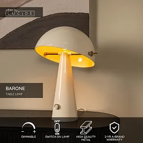 Настольная лампа декоративная Lucide BARONE 65502/52/41