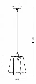 Подвесной светильник Maytoni Omela ARM020-00-W