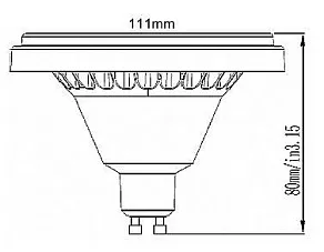 Лампа светодиодная Deko-Light  GU10 11Вт 4200K 180117