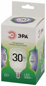Лампа светодиодная Эра Green Line E27 30Вт 6500K LED POWER T70-30W-865-E27 GL