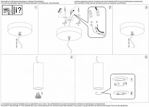 Подвесной светильник Ideal Lux Oak OAK SP1 ROUND BIANCO