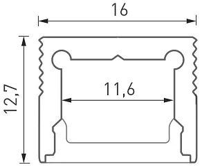 Профиль встраиваемый DesignLed LS 00-00010363