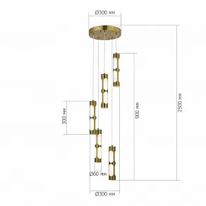 Подвесной светильник ST-Luce DALLAMOS SL6237.303.05