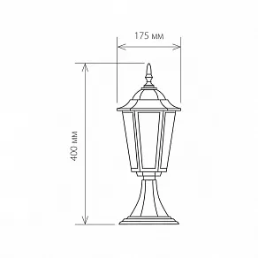 Наземный низкий светильник Elektrostandard GL 1004 a035743