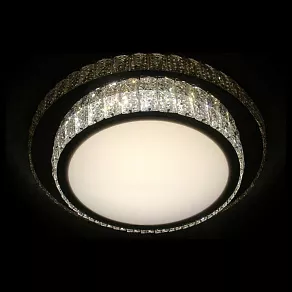 Накладной светильник Ambrella Orbital Crystal F95 CH/CL 72W D600