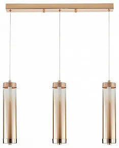Подвесной светильник Indigo Rilucente 11061/3P Gold