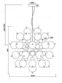 Подвесная люстра Maytoni Bolla MOD133PL-08BS