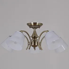 Люстра на штанге ILLUMICO  IL0910-5CSQ-26 AB ELITE