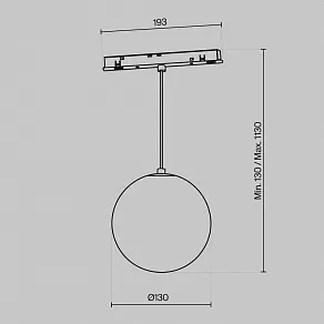 Подвесной светильник Maytoni Luna TR039-2-5W4K