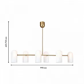 Люстра на штанге F-promo Barfila 4619-6P
