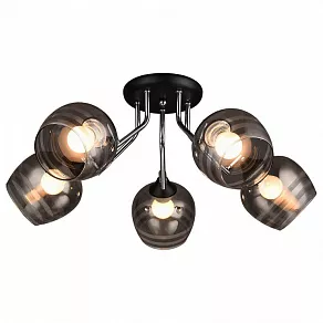 Потолочная люстра Imex 0889 MD.0889-5-S BK+CH