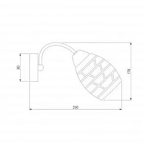 Бра Eurosvet Rigina 30127/1 хром