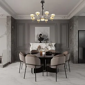 Подвесная люстра Arte Milano Neapolis-76210 276210/8 BK/GD