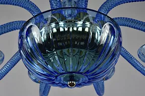 Подвесная люстра Bohemia Ivele Crystal Ivele Crystal 6 1311/10/300 G Aq/Aquamarine/M-1H