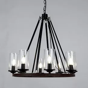 Подвесная люстра Arte Lamp Dalim A7014SP-8BK