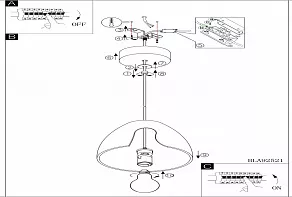 Подвесной светильник Eglo ПРОМО Pratella 92521