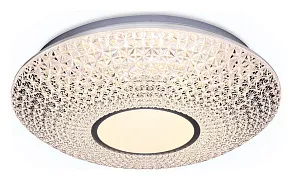Накладной светильник Ambrella Orbital Crystal F101 CL 48W D400