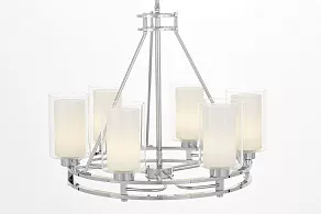 Подвесная люстра LUMINA DECO Marietta LDP 8025-6 CHR+WT