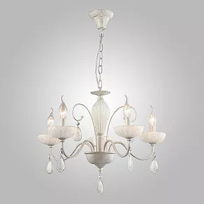 Подвесная люстра Eurosvet 60048 60048/5 белый с золотом