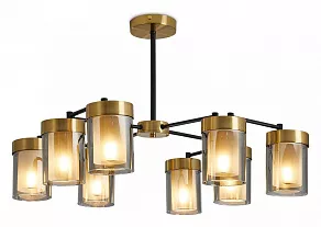 Люстра на штанге Freya Lora FR5432PL-08BBS