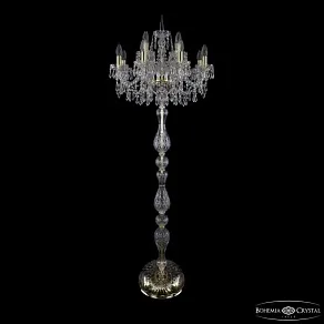 Торшер Bohemia Ivele Crystal 1403 1403T1/8+4/195-165 G